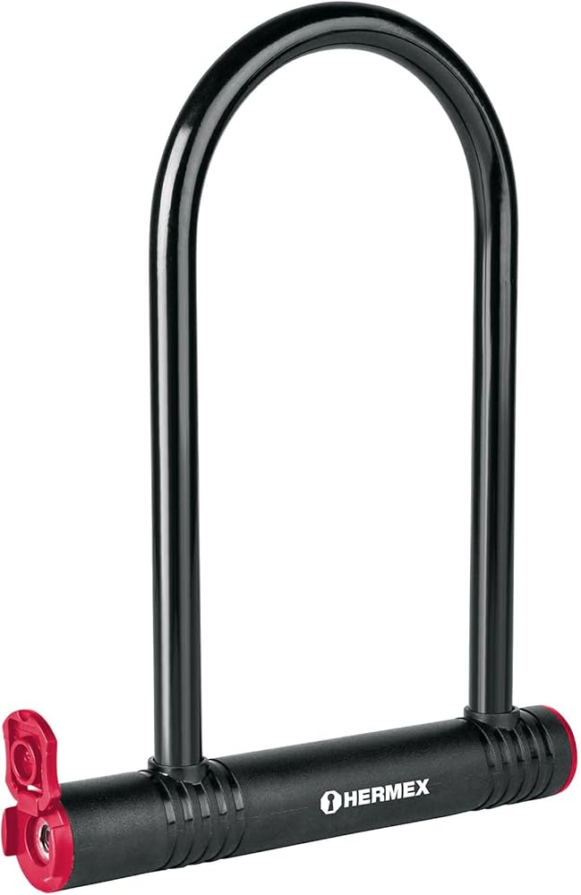 Candado rÌgido tipo 'U' de 12 mm           49620  HERMEX 