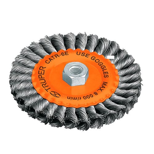 Carda circular trenzada 6"x0.51 r5/8-11