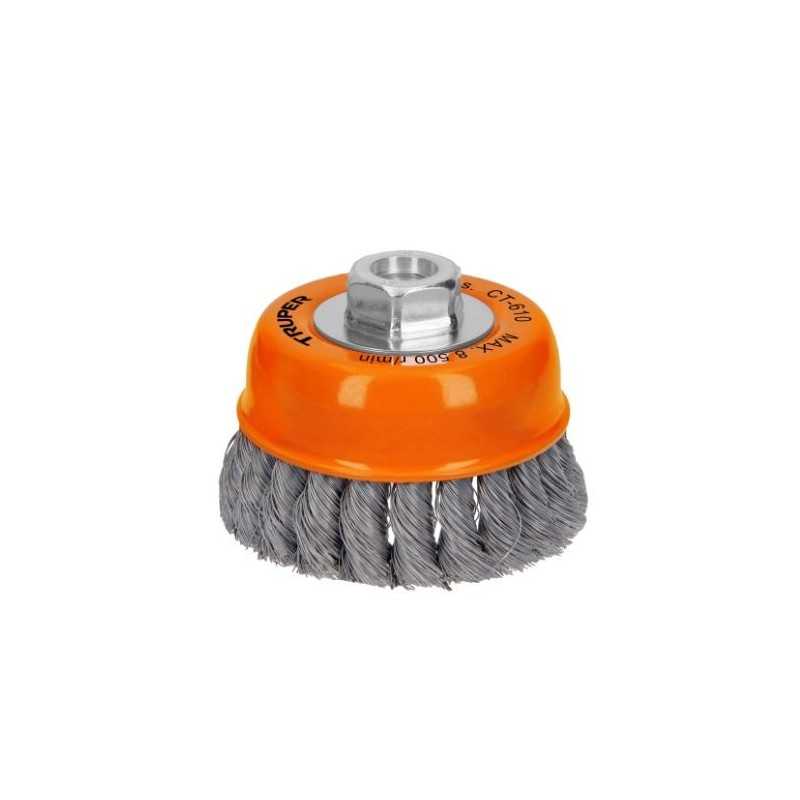 Carda copa trenzada 3"x0.50 M14