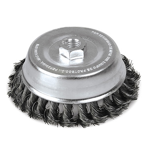 Carda de cop trenzada 5"x0.35 r5/8-11