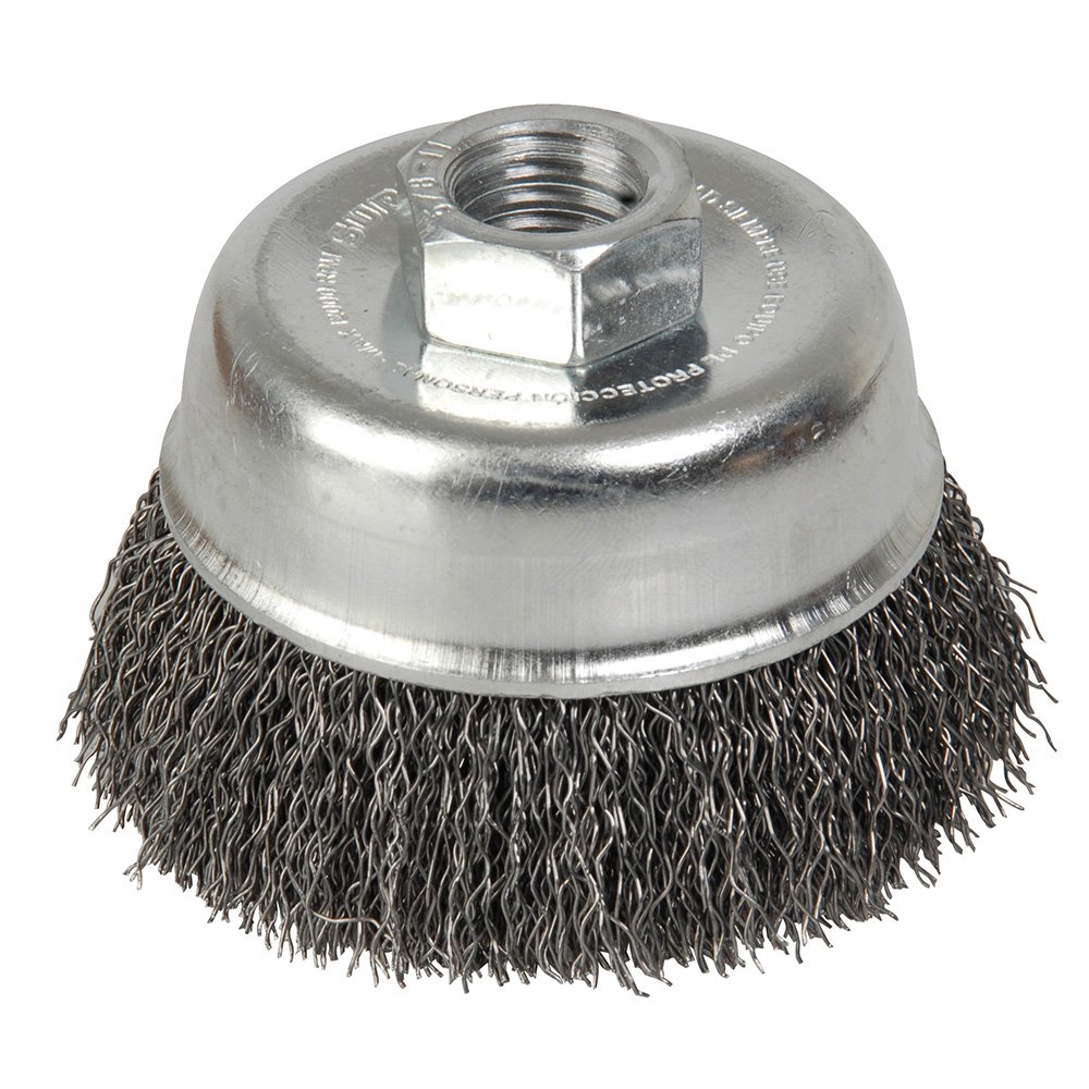 Carda de copa ondulada 3"x 0.35 r5/8-11