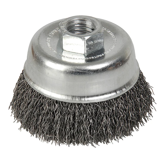 Carda de copa trenzada 5"x0.35 r5/8-11