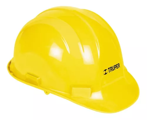 Casco de seguridad color amarillo