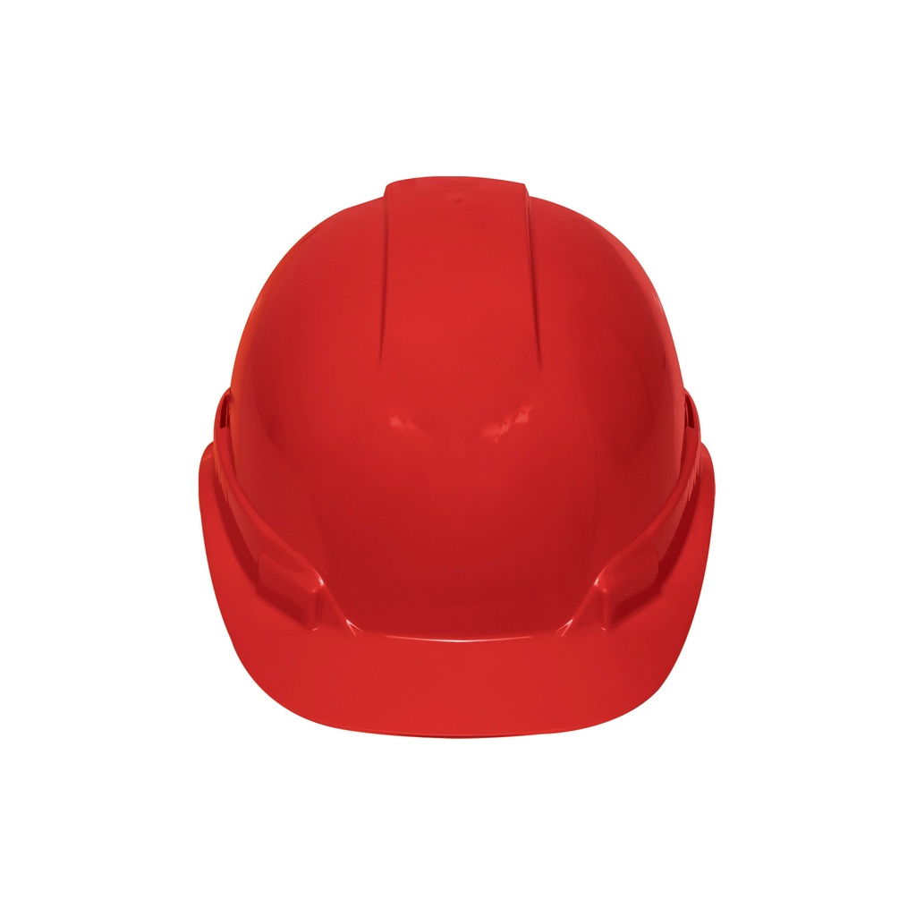 Casco de seguridad color rojo