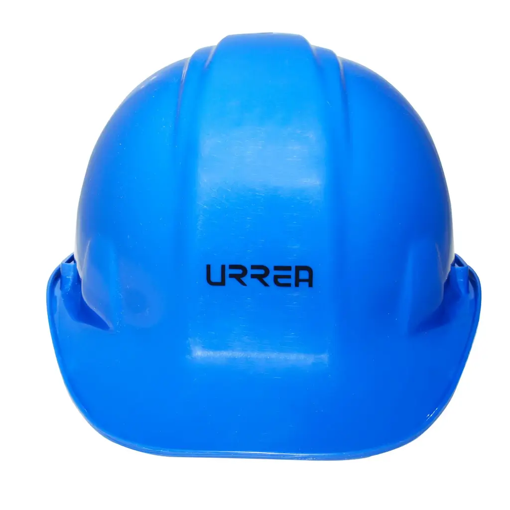 Casco de seguridad con ajuste de intervalos azul