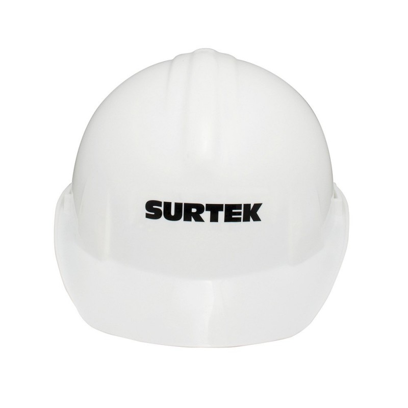 Casco de seguridad con ajuste de intervalos blanco