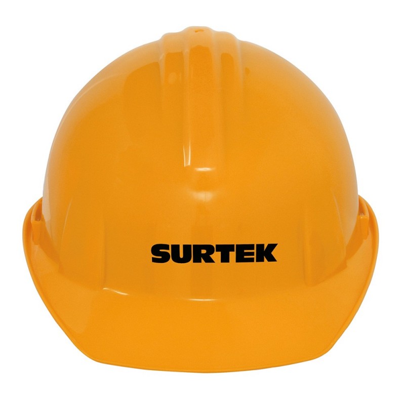 Casco de seguridad con ajuste de intervalos naranja