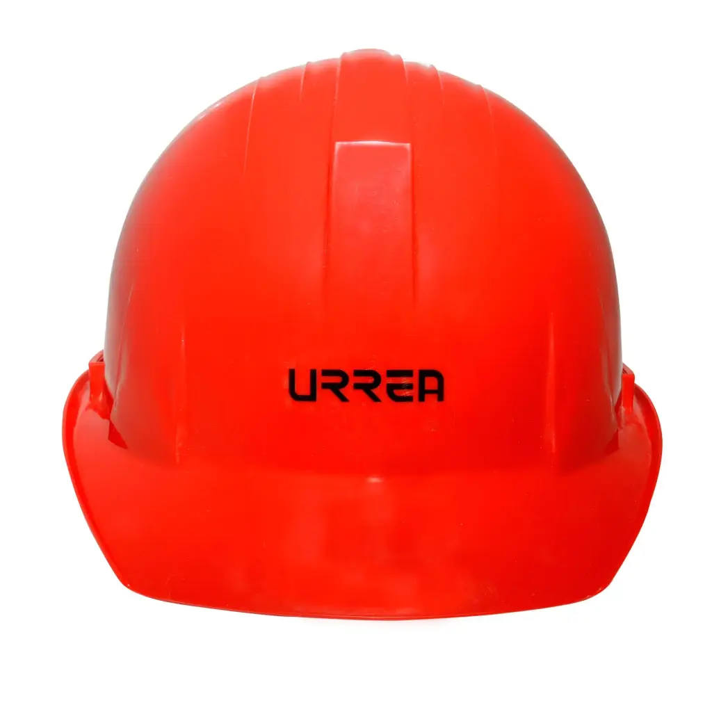 Casco de seguridad con ajuste de intervalos rojo