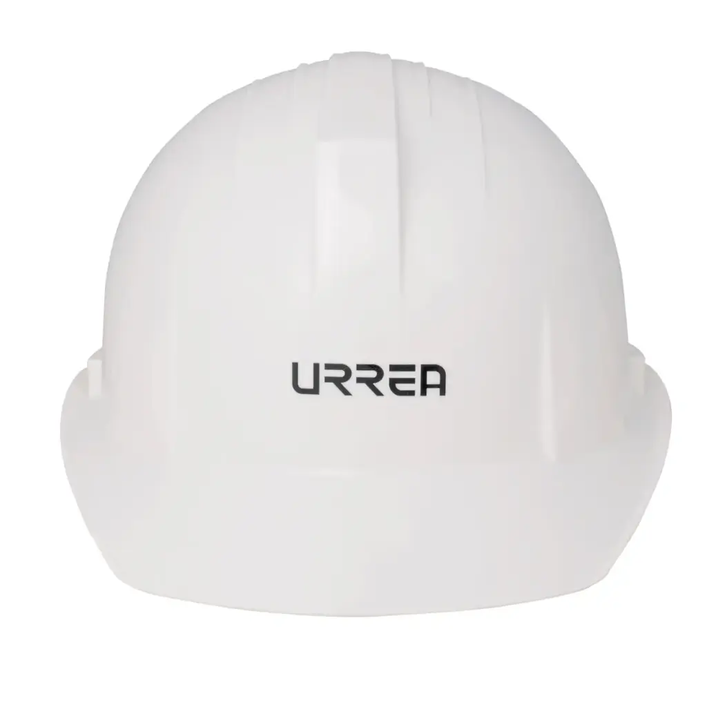 Casco de seguridad con ajuste de matraca blanco