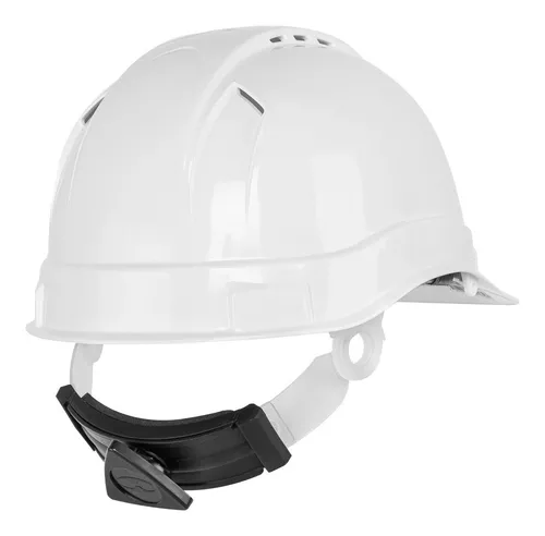 Casco de seguridad ventilado blanco