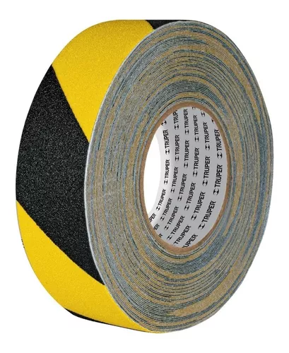Cinta antiderrapante ama/negra 2', rollo 18m