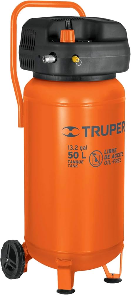 Compresor de aire libre de aceite, 50 L