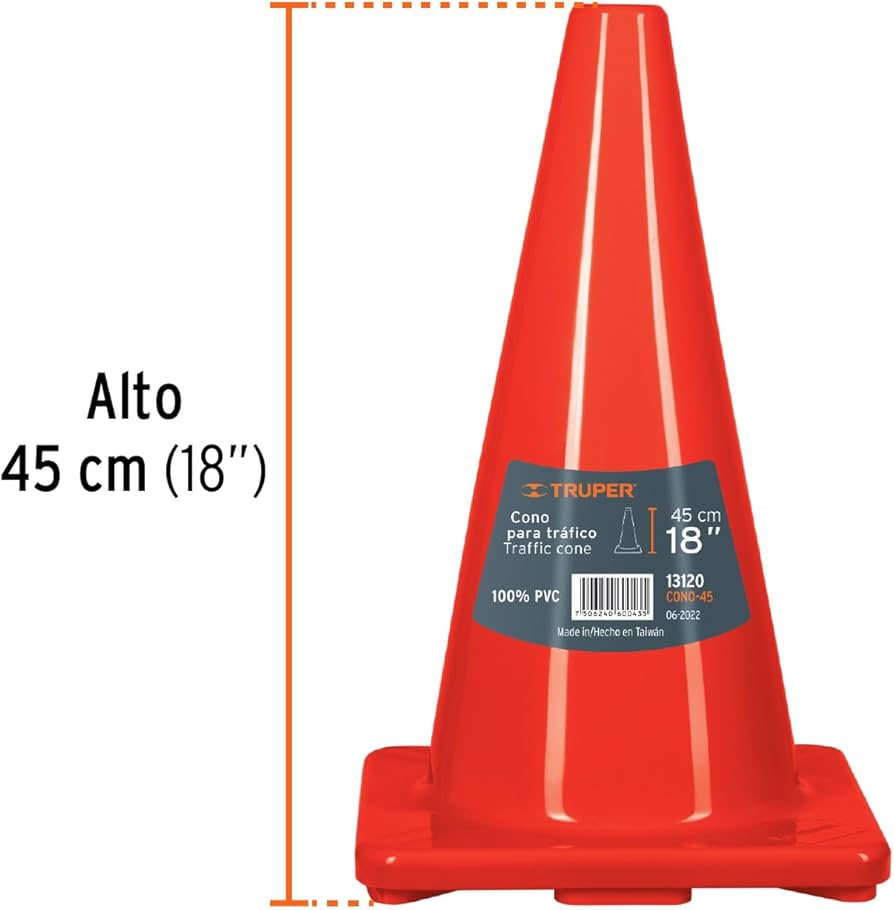 Cono de precauciÛn de 45 cm