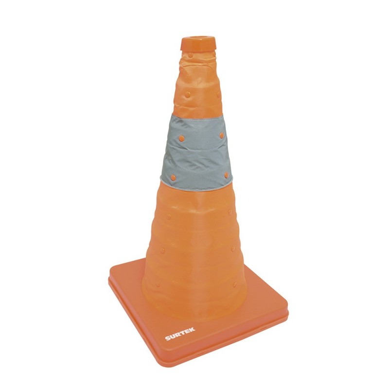 Cono precaucion plegable 45cm