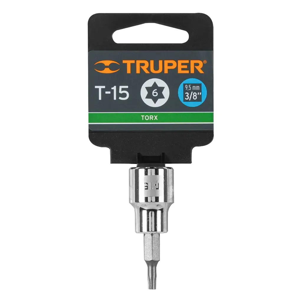 Dados punta Torx, cuadro 3/8', T-15