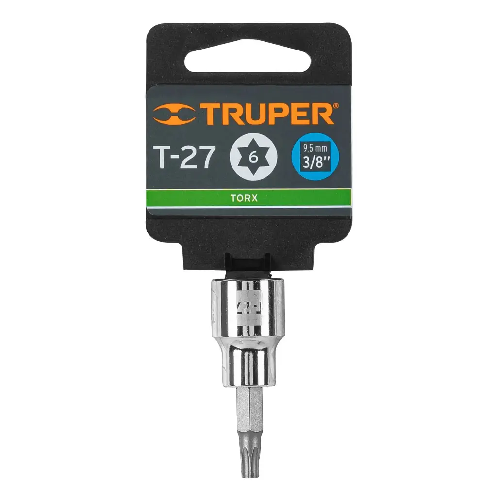 Dados punta Torx, cuadro 3/8', T-27