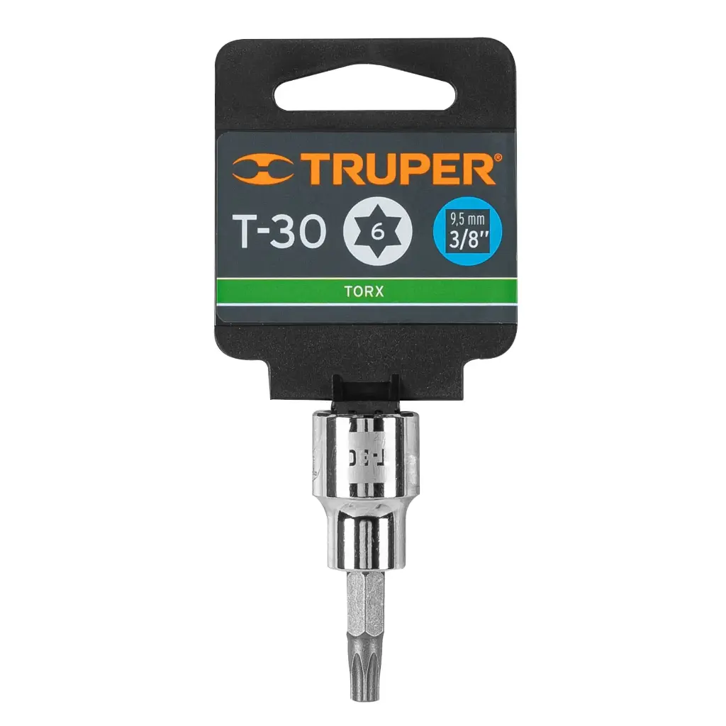 Dados punta Torx, cuadro 3/8', T-30
