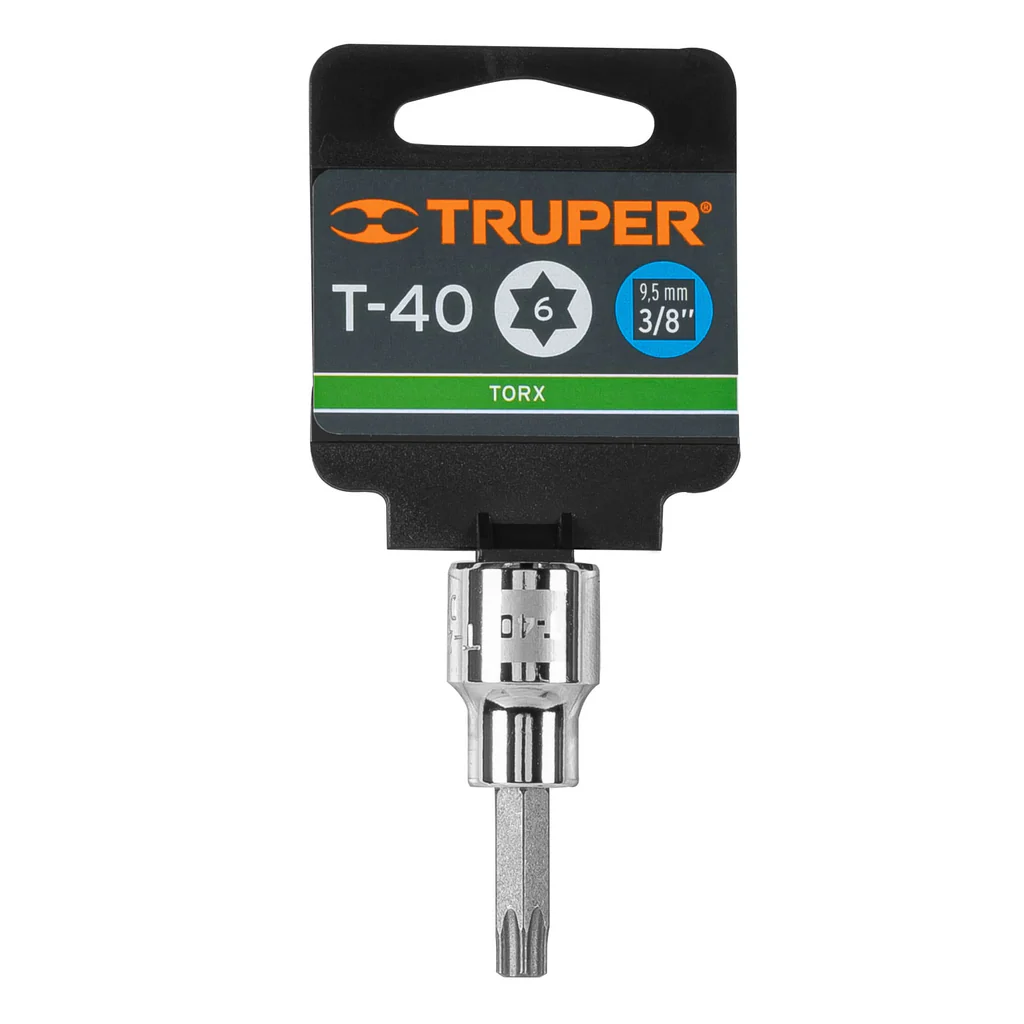 Dados punta Torx, cuadro 3/8', T-40