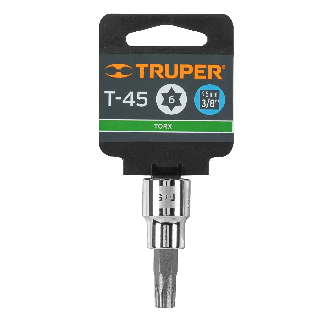Dados punta Torx, cuadro 3/8', T-45