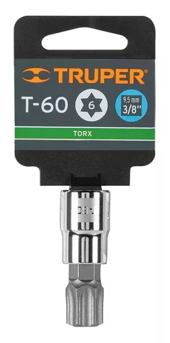 Dados punta Torx, cuadro 3/8', T-60