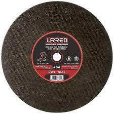 Disco abrasivo tipo 1 para metal 14 x 7/64" uso extra pesado