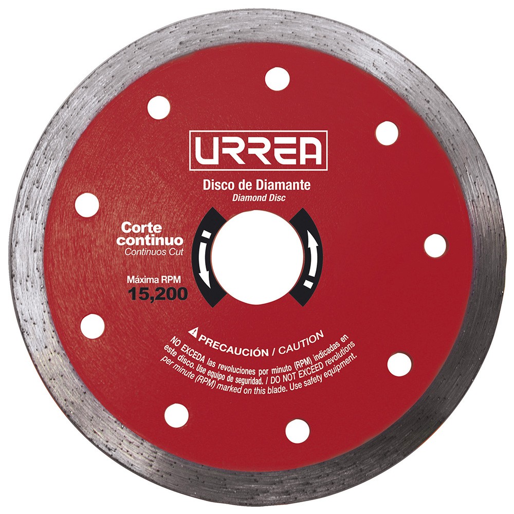Disco de diamante uso industrial corte continuo 4 1/2"