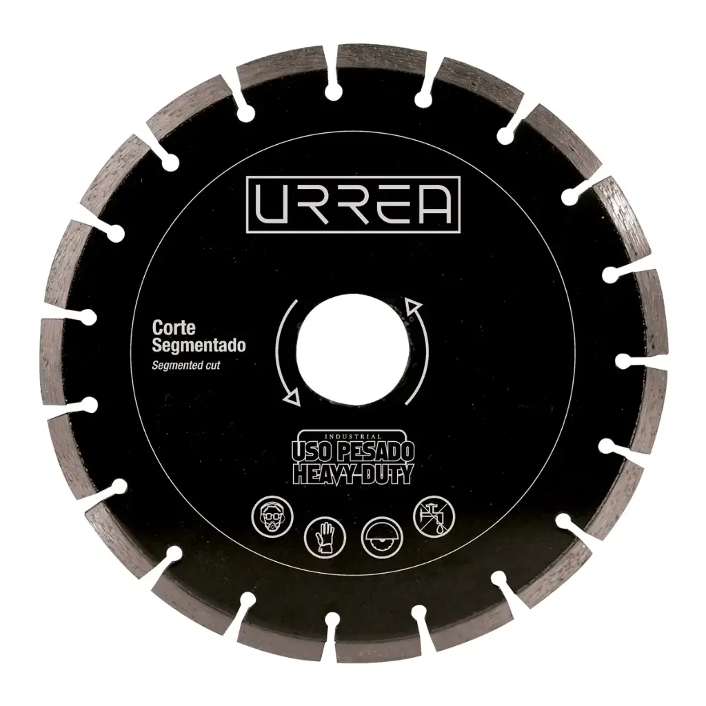Disco de diamante uso pesado corte segmentado 7"