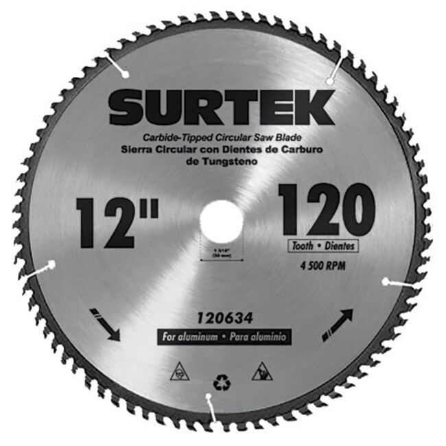 Disco para sierra circular 10" 60 dientes