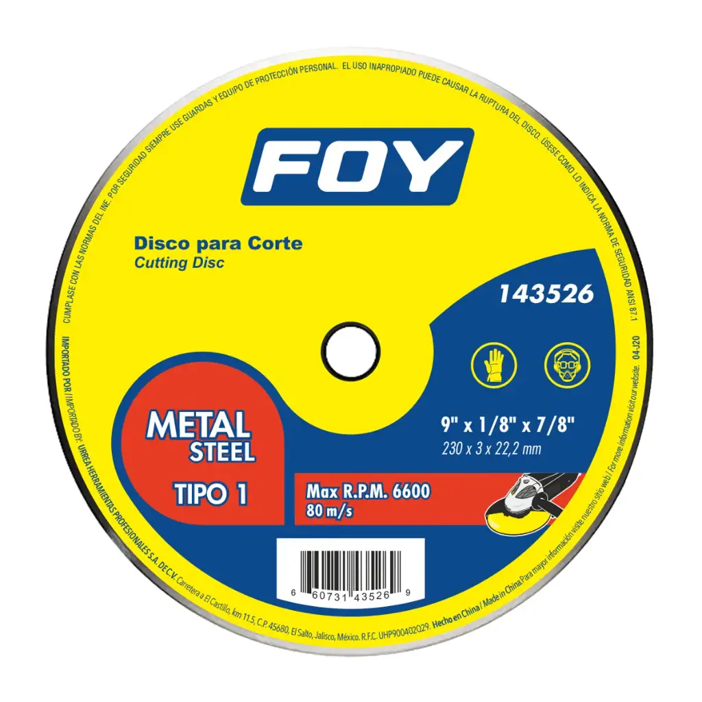 Disco t/1 metal 14"x3.2mm