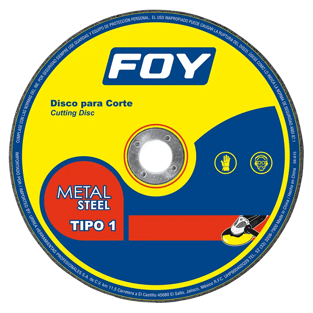 Disco t/1 metal 9"x3mm