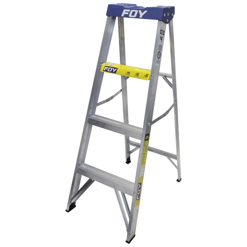 Escalera de aluminio tipo tijera 3 escalones