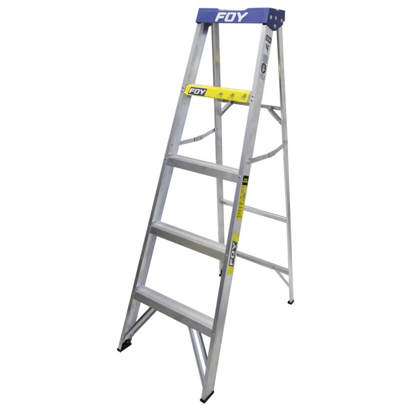 Escalera de aluminio tipo tijera 4 escalones