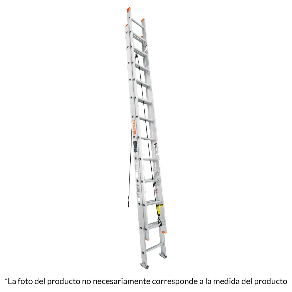 Escalera de extensiÛn, tipo II, 20 peldaÒos