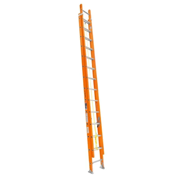 Escalera de extensiÛn, tipo II, 28 peldaÒos, fibra de vidrio