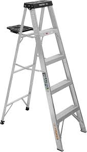 Escalera de tijera, aluminio, tipo lll, 4 escalones