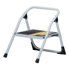 Escalera tubular, plegable, 1 peldaÒo, Pretul