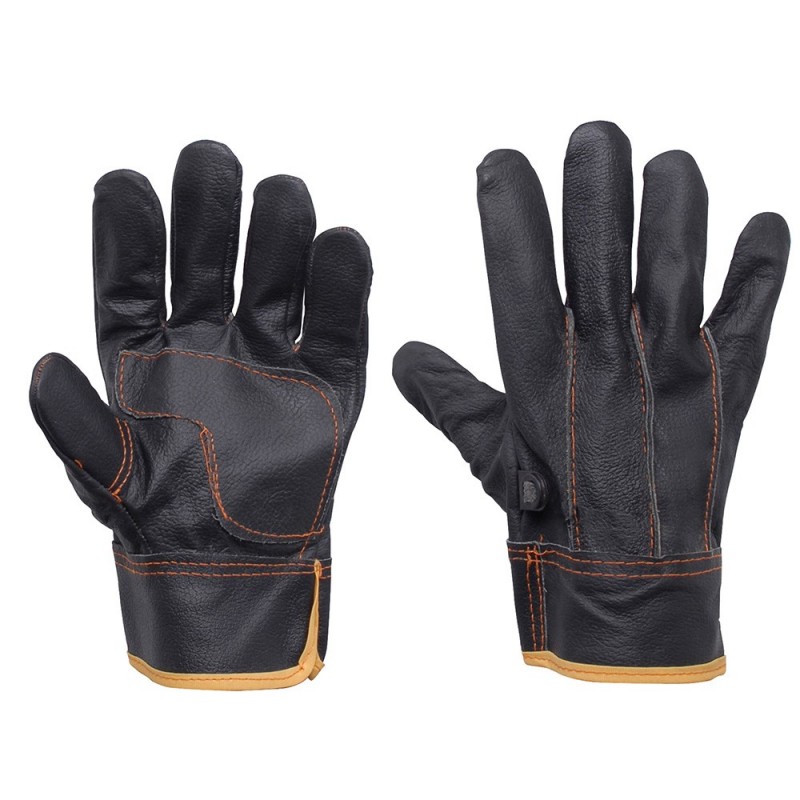 Guantes cortos de operador piel de res