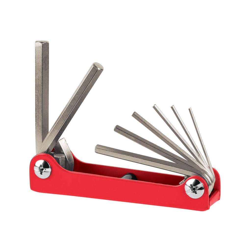 Juego 8 llaves Allen standard tipo navaja, cuerpo de l·mina