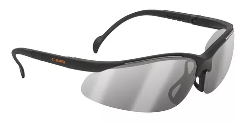 Lentes de seguridad ligeros con marco, espejo plata, Vision 10825