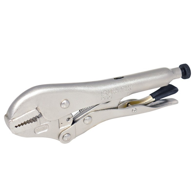 Pinza de presión quijada recta 7"