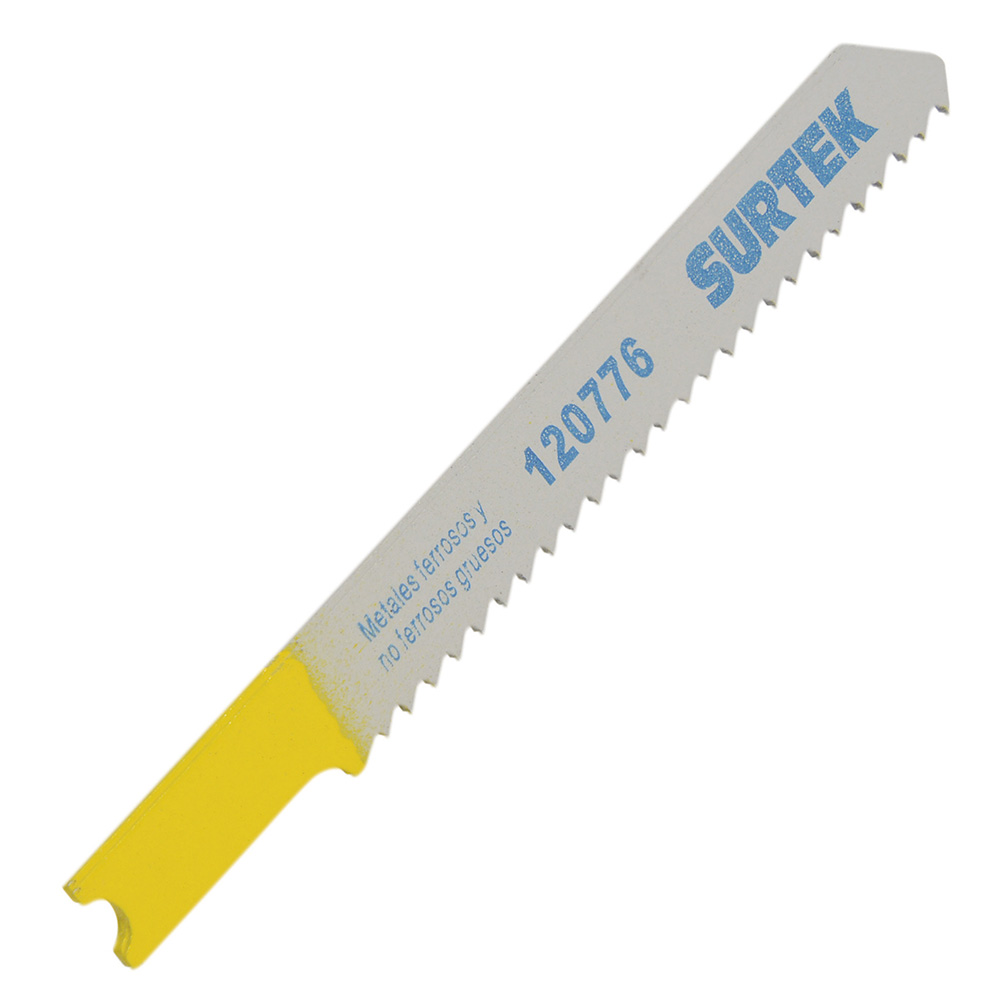Segueta para sierra caladora 12 dientes por pulgada zanco "U" (5 piezas)