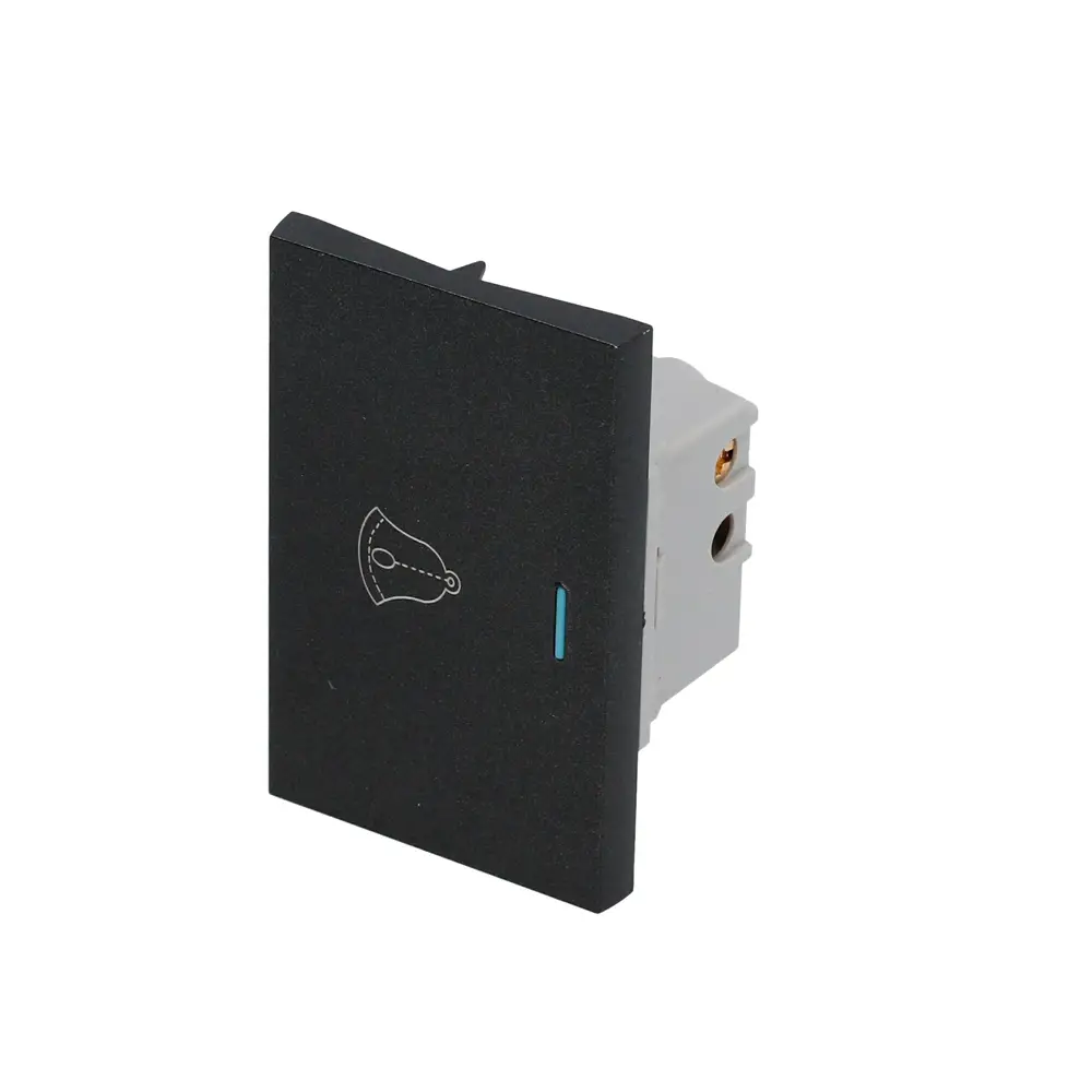 Switch para timbre color negro
