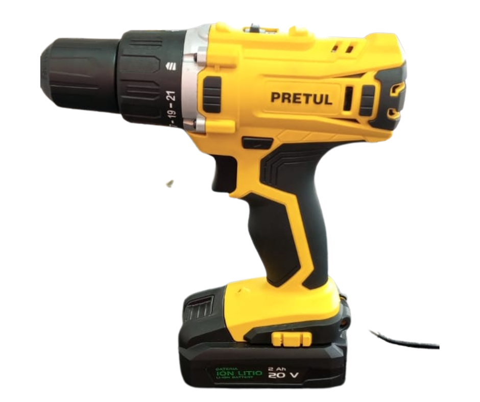 Taladro inal·mbrico 3/8', baterÌa ion litio 20 V, Pretul