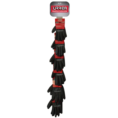 Tira de impulso con guantes nailon gris