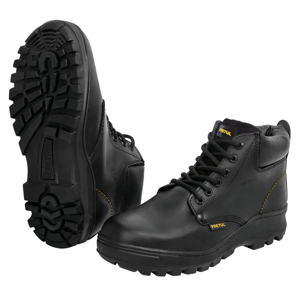 Zapatos con casco, #28, negro, agujeta bicolor, Pretul