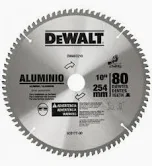 DISCO DE 10¨X1X80DIENTES PARA ALUMINIO DWA03210