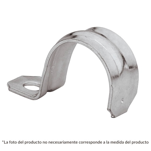 [AU-3/4] Abrazadera de tubo tipo uÒa 3/4',bolsa con 10 pzas , Volteck