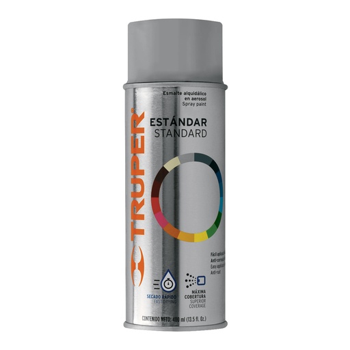 [AES404] Aerosol gris maquinaria 400ml