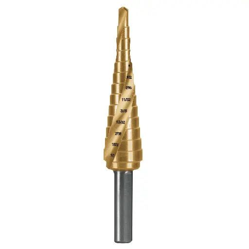 [BES-13X] Broca escalonada titanio 13 escalones 1/8' a 1/2', Expert