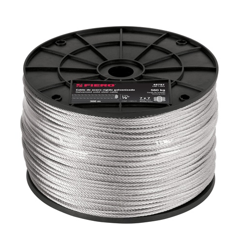 [CAB-1/16R] Cable rÌgido de acero 1/16', 7X7, 75 m  FIERO 48795 